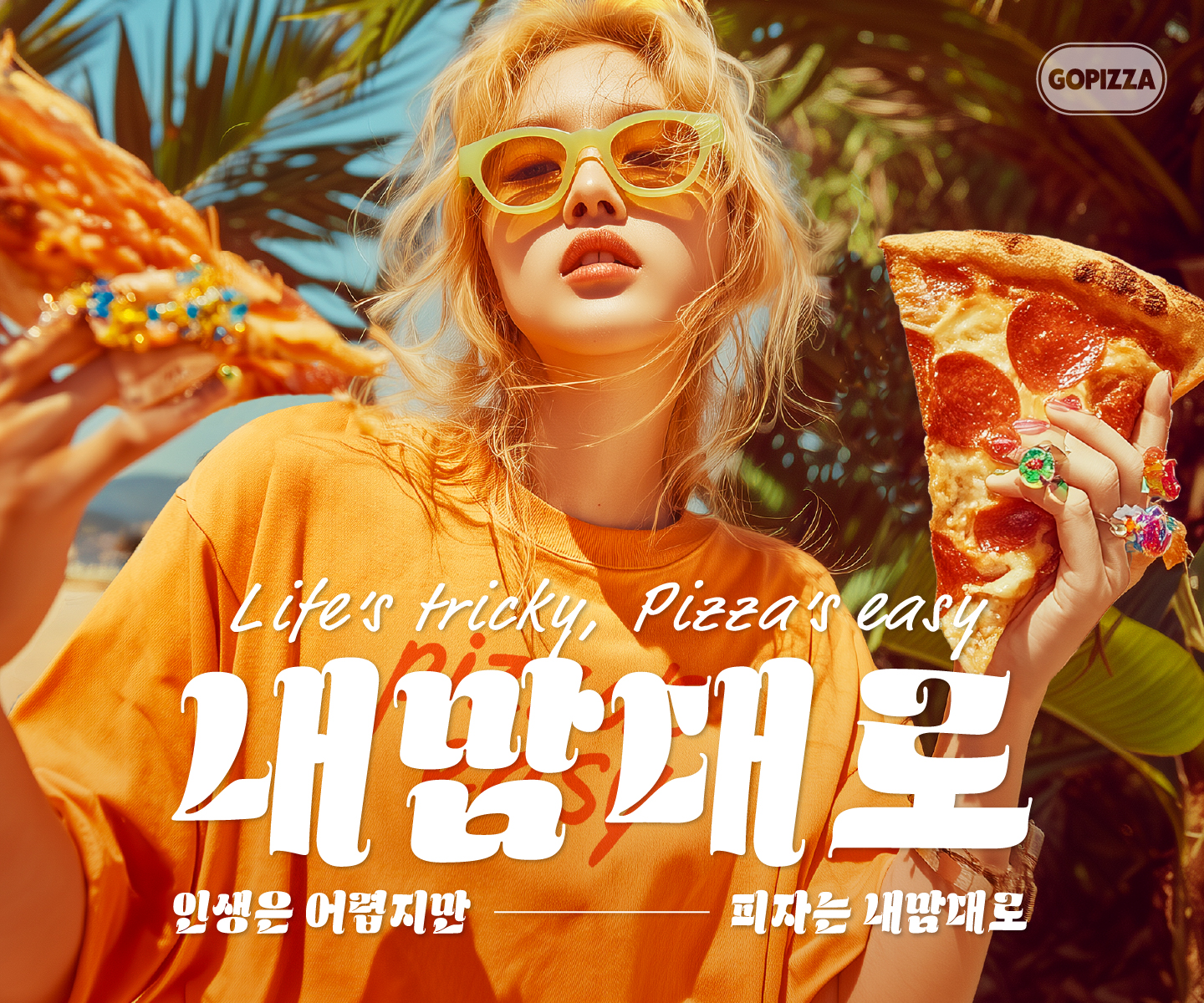 인생은 어렵지만 피자는 내맘대로